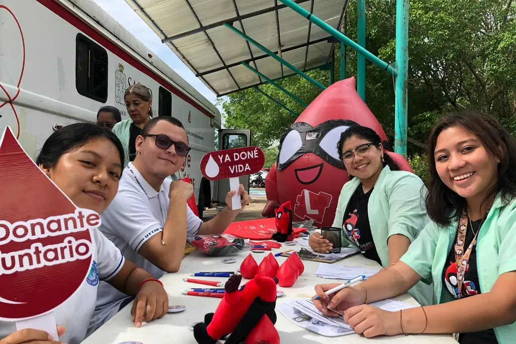 Tabasco is in fifteenth place in altruistic donation, indicating the director of the State Hemotherapy Heart