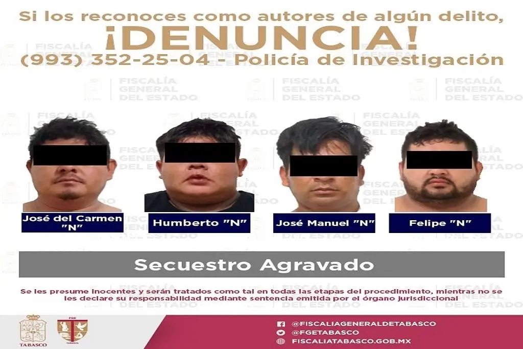 Vinculan a proceso a 4 hombres por secuestro de menor de edad, en ...