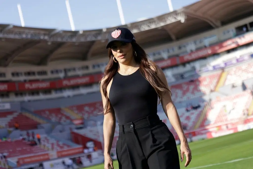 Actress Eva Longoria attends ‘her’ Necaxa’s match